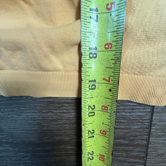 Athleta Girl Power Up Seamless Long Sleeve Top Orange L/12 Athletic Everyday - Picture 10 of 12